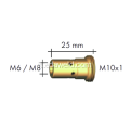 SALDATURA MIG BINZEL 142.0022 PORTA PUNTA M6